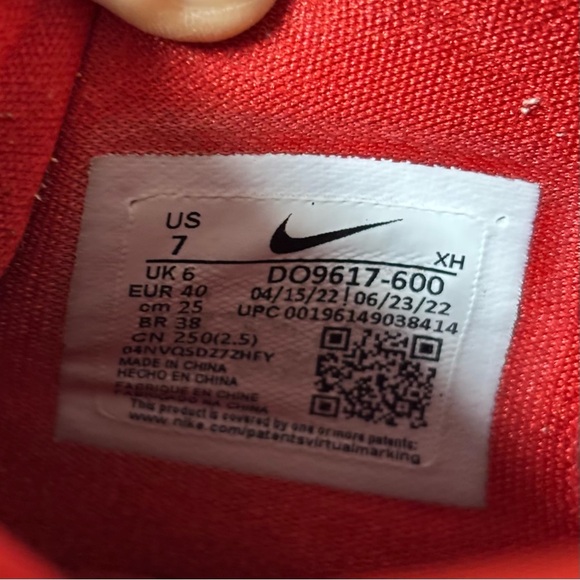 Nike Kyrie 5 Low TB - University Red (Size 7) - Picture 8 of 8